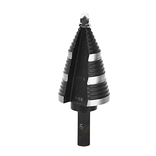 FTVOGUE Hochgeschwindigkeitsstahl -Stiefmaschinenbohrer 3/8 -Zoll -Hex -Schaftkegelbohrung für Metallholz PVC FTVOGUE Hochgeschwindigkeitsstahl -Stiefmaschinenbohrer 3/8 -Zoll -Hex -Schaftkegelbohrung für Metallholz PVC von FTVOGUE