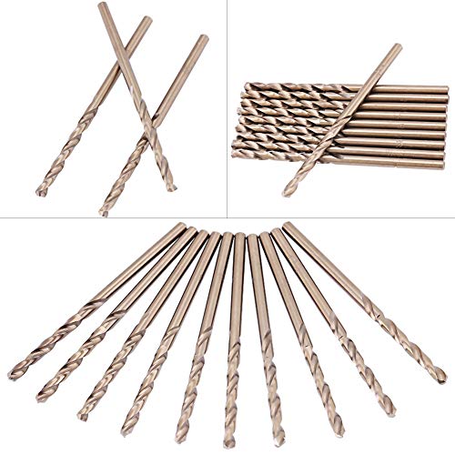 FTVOGUE Kobaltbohrer-Set, Metall-Bits, Sortiertes Set, Split-Point-Kits Zum Bohren von Stahlplatten, 1,0–5,0 Mm (1 mm) von FTVOGUE