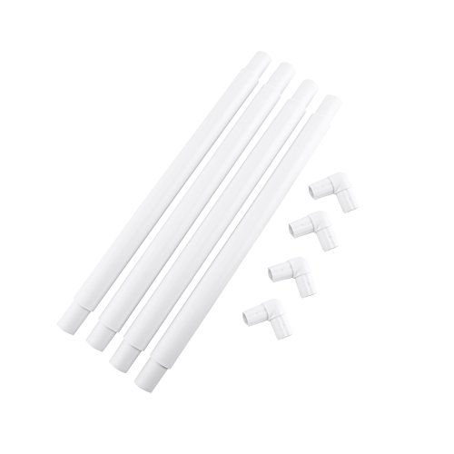 FTVOGUE Kunststoff-Clip-Rahmen, Nadelspitzenwerkzeug Quadratischer Rechteck-Stickrahmen-Stickrahmen, Kunststoff-Kreuzstich-Rahmen, zum Quilten mit Seidenmalerei(43,1 * 43,1 cm) von FTVOGUE