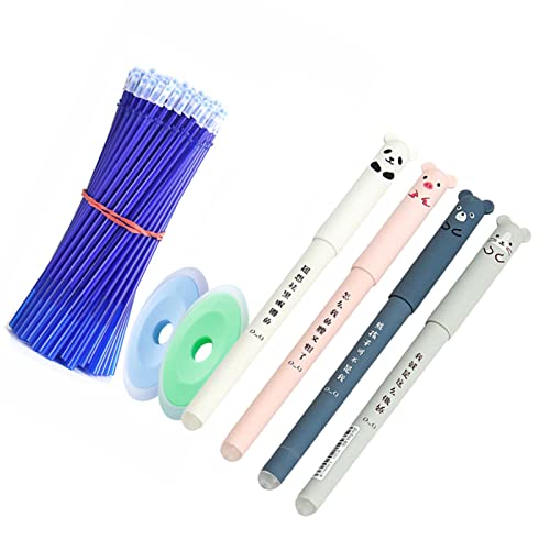 FTVOGUE Langlebiger Blue Lobable Gel Pen Set 0,5 Mm Niedliche Cartoon -Schreibwaren mit Nachfüllungen und Radiergummi - Ideal für Studenten, Fachkräfte und Heimgebrauch von FTVOGUE