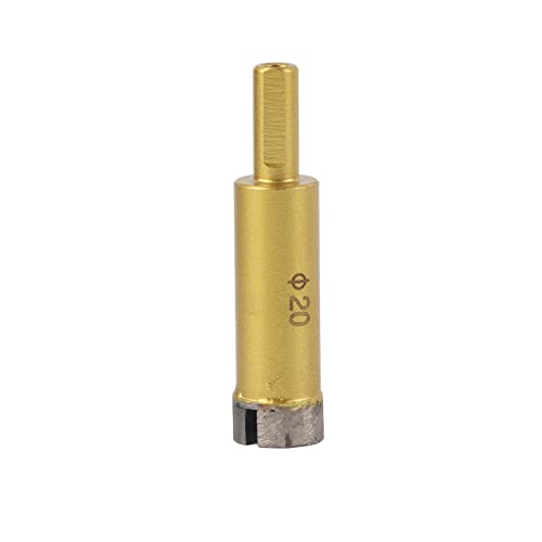 FTVOGUE Lochsäge, 30-mm-Glaslochsägenbohrbit für Keramik, Porzellan, Keramikfliesen, Marmor, Kleiner Widerstand, Große Chiplöcher, 12 Größen Zur Auswahl, Langlebiger, Befestigt an (20MM) von FTVOGUE