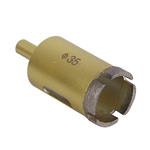 FTVOGUE Lochsäge, 30-mm-Glaslochsägenbohrbit für Keramik, Porzellan, Keramikfliesen, Marmor, Kleiner Widerstand, Große Chiplöcher, 12 Größen Zur Auswahl, Langlebiger, Befestigt an (35 mm) von FTVOGUE