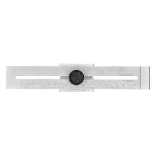 FTVOGUE Lochschreiber Lineal Edelstahl 200 Mm, Bequemer, Genaue Markierung, für Parallele Schreibmessstoffe FTVOGUE Lochschreiber Lineal Edelstahl 200 Mm, Bequemer, Genaue Markierung, für Parallele Schreibmessstoffe von FTVOGUE