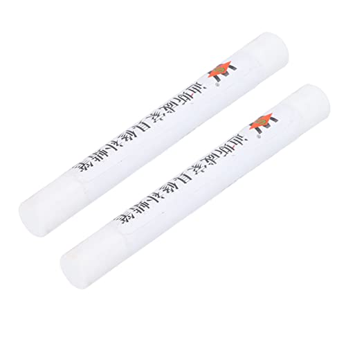 FTVOGUE Möbelfarbe Reparatur Buntstift, Kratzerentferner für Holzkratzabdeckungen, 2pcs Möbelreparatur Buntstift, Weißer Kratzer Refinish Wachs Crayon Nagel Auge (WHITE) von FTVOGUE