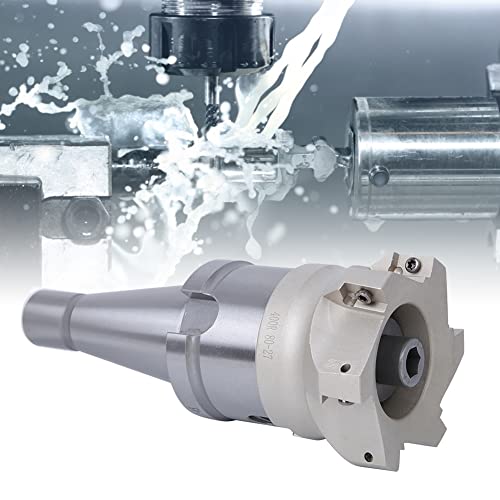FTVOGUE NT40-FMB27 Collet Chuck Holder, BAP400R-80-27-6-Flute Cutter, APMT1604-Einsätze, Rostfeste, Eng Verbunden (NT40-FMB27+80 Cutterplatte+1604APMT Cutter (6) von FTVOGUE