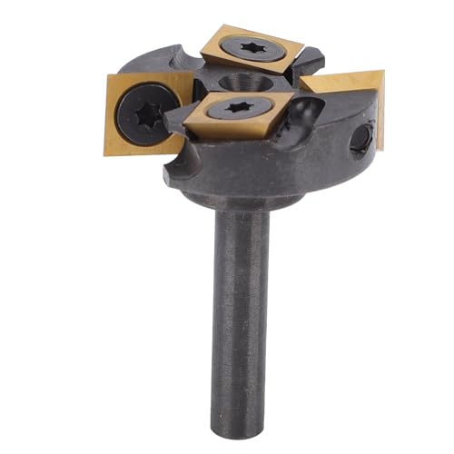 FTVOGUE Plattenabflachungs -Router -Bit, 4pcs Ti -beschichtete Einsätze, Schneiddurchschnitt, Ti -Beschichtung, ATS -beschichtete Hardlegierung, Handgefertigte Projekte von FTVOGUE