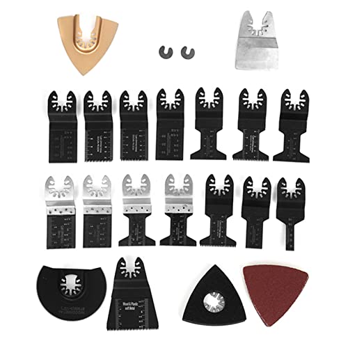 FTVOGUE Sägenklingen, 26pcs Universal Oscillating Saw Blades, Holzschneidungsset, Hohe Kohlenstoffstahl, Workshop -Haushaltswerkzeug mit Länge, Oszillierenden Werkzeugklingen FTVOGUE Sägenklingen, 26pcs Universal Oscillating Saw Blades, Holzschneidungsset, Hohe Kohlenstoffstahl, Workshop -Haushaltswerkzeug mit Länge, Oszillierenden Werkzeugklingen von FTVOGUE