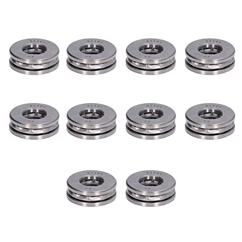 FTVOGUE Schubkugellager Präzisionsbearbeitete Abnehmbare Miniatur -Axial -Metall Lagerkit für Kranhaken (51101) von FTVOGUE