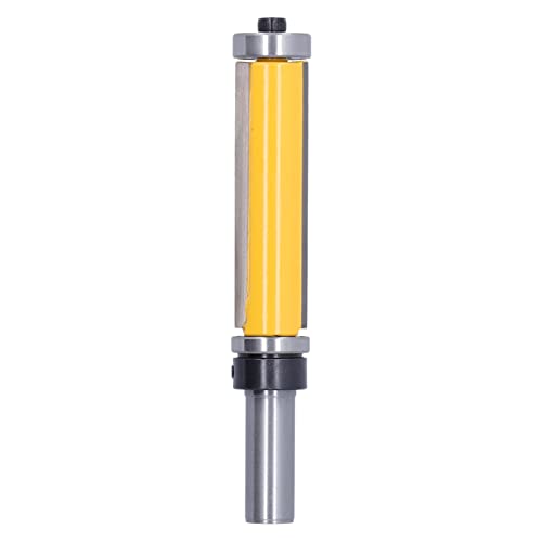 FTVOGUE Starker Widerstand Wolfram Carbid Flush Trim Router Bit mit Zwei Lagerdesign, Top-Effizienz 2-1/2-Zoll-Klingenlänge, 3/4-Zoll-Lagerdurchmesser, 3/4-Zoll-Schnittdurchmesser für (12 mm Griff) von FTVOGUE