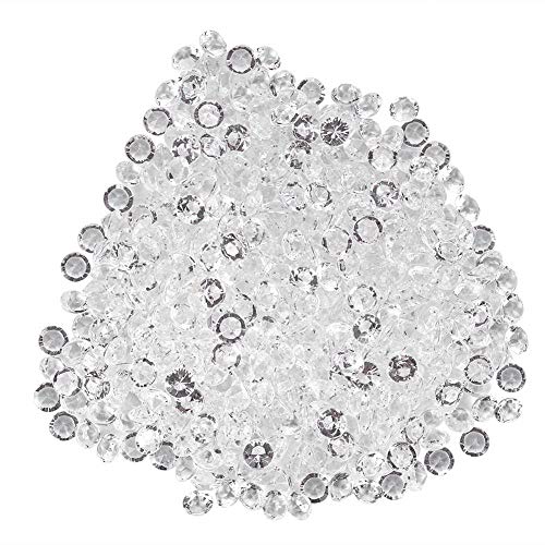 FTVOGUE Transparente Acryl-Kristalle Diamant Hochzeit Party DIY Ornament Perlen Hochzeit Party DIY Ornament, 6mm（2000pcs） von FTVOGUE