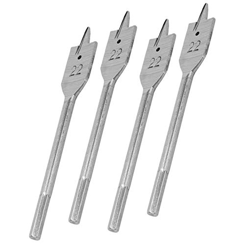 Flache Holzbohrgeräte, 22 Mm Flaches Holzbohrbit Set Hoher Kohlenstoffstahl Spaten Bohrung, Starke und Holzbearbeitungsbohrer, Spatenbohrerstücke Flache Holzbohrgeräte, 22 Mm Flaches Holzbohrbit Set Hoher Kohlenstoffstahl Spaten Bohrung, Starke und Holzbearbeitungsbohrer, Spatenbohrerstücke von FTVOGUE