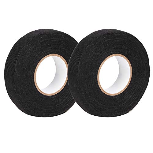 Flanell Stoff Klebeband, Elektrozubeh?r Klebeband 15mx19mm Automotive Kabelbaum Stoffband Schwarzes elektrisches Band f¨¹r Auto Werkzeug von FTVOGUE