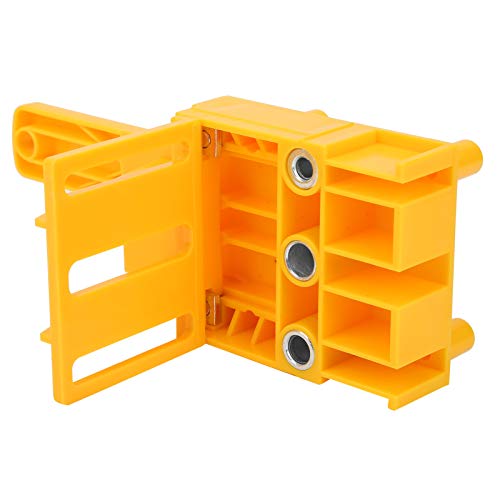 Holzbearbeitungsbohrlocator, 6 Mm 8 Mm 10 Mm Bohrer, Einfach zu Installieren, Millimetergenauigkeit, Geeignet für Stanzen, Bohrloch -Locator, mit Holzbearbeitungswerkzeugen für Tischlerei (YELLOW) von FTVOGUE