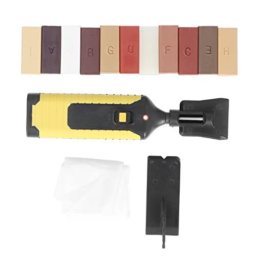 Holzbodenreparatur -Kit Holzmöbel Kratzerreparatur -Kit mit 11 Farbwachsblöcken, Elektrischer Heizstift für die Wiederherstellung von Holzboden, Komplette Zubehör für den Einfachen Gebrauch Holzbodenreparatur -Kit Holzmöbel Kratzerreparatur -Kit mit 11 Farbwachsblöcken, Elektrischer Heizstift für die Wiederherstellung von Holzboden, Komplette Zubehör für den Einfachen Gebrauch von FTVOGUE