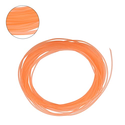 Orange Polyurethan Rundgurte für das Antriebsgetriebe - Einfach zu Schweißen und zu Installieren - Geeignet für Verpackungsmaschine, Druckmaschine, Spinnmaschine (#3) von FTVOGUE