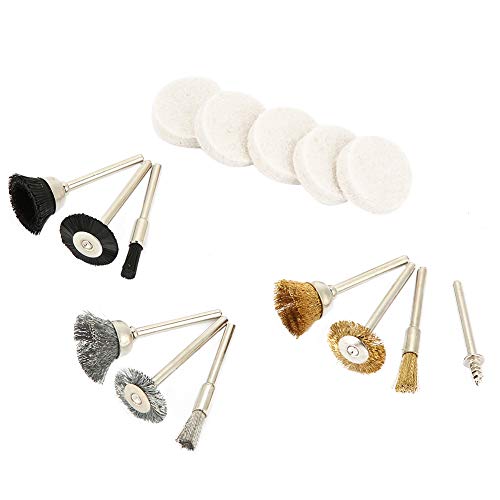 Polierkit, Polierkit 15pcs Drahtradbürsten Kit Polierwerkzeugzubehör für Elektrische Bohrer und Kraftwerksanhänge der Drehwerkzeuge Polierkit, Polierkit 15pcs Drahtradbürsten Kit Polierwerkzeugzubehör für Elektrische Bohrer und Kraftwerksanhänge der Drehwerkzeuge von FTVOGUE