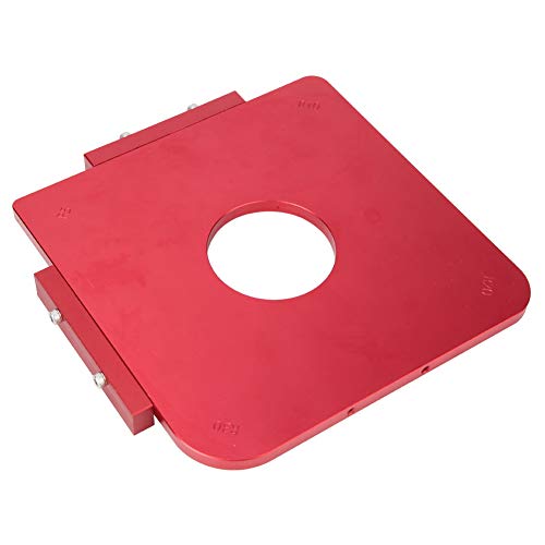 RADIUS JIG -Vorlage, Runde Eck -JIG -Aluminium -Legierungsvorlage für Holzbearbeitung Formeller Rückwärtshalterung, Hohe Härte Langlebig, Vorlagen (Kein Trimmmesser) (Mit Trimmmesser) von FTVOGUE