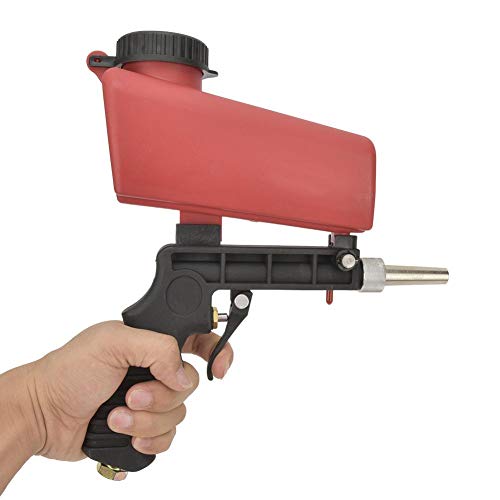 Tragbarer Mini Hand Trichter mit Schwerkraftzufuhr, pneumatischer Sandstrahlpistole mit 1/4-Zoll Lufteinlass von FTVOGUE