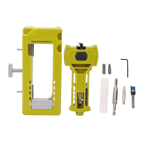 Türscharnierinstallations-Kit, Tür Router-Vorlage Kit für 1-3/8 1-3/4 Zoll Dicke Türen Türscharnierinstallations-Kit, Tür Router-Vorlage Kit für 1-3/8 1-3/4 Zoll Dicke Türen von FTVOGUE