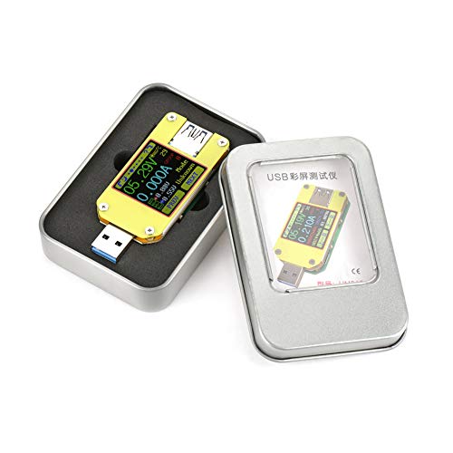 USB -Multimeter, Spannungsströmungstester, Typ -C -Messgerät mit App, Schnellidentifikation, Widerstandserkennung für Mobiltelefon, Messen Sie die USB -Netzteil, Identifizieren USB -Multimeter, Spannungsströmungstester, Typ -C -Messgerät mit App, Schnellidentifikation, Widerstandserkennung für Mobiltelefon, Messen Sie die USB -Netzteil, Identifizieren von FTVOGUE