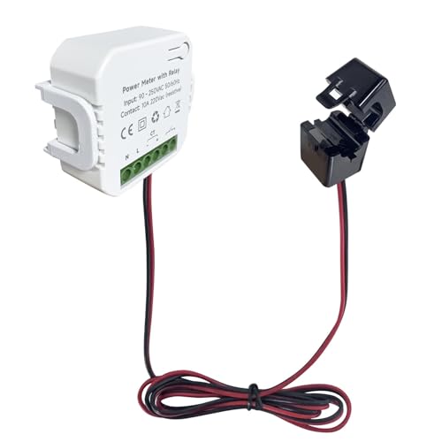 WiFi Smart Energy Monitor für Ein Phase -Klemme Elektrizitätsmessgerät mit 200A CT -Stromtransformator 90–250 VAC - Echtzeitüberwachung für Smart -Home -Energieeffizienz, Geeignet für PV WiFi Smart Energy Monitor für Ein Phase -Klemme Elektrizitätsmessgerät mit 200A CT -Stromtransformator 90–250 VAC - Echtzeitüberwachung für Smart -Home -Energieeffizienz, Geeignet für PV von FTVOGUE