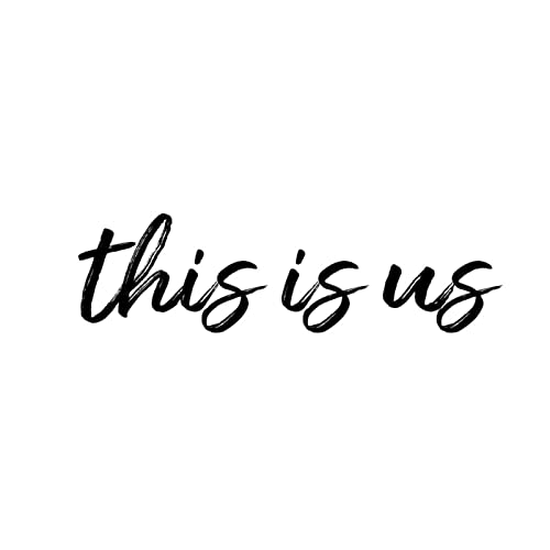 This is Us Vinyl-Wandaufkleber, selbstklebend, Familie, Liebe, DIY, Wandbilder, ästhetische Wanddekoration, Wandaufkleber für Wohnzimmer, Schlafzimmer, Büro, Kinderzimmer, 68,6 cm This is Us Vinyl-Wandaufkleber, selbstklebend, Familie, Liebe, DIY, Wandbilder, ästhetische Wanddekoration, Wandaufkleber für Wohnzimmer, Schlafzimmer, Büro, Kinderzimmer, 68,6 cm von FTZNQ