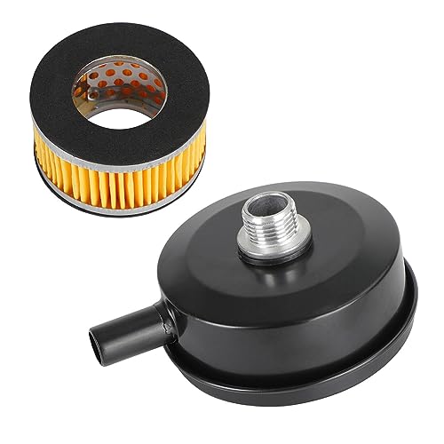 1/2 Zoll PT 20 mm Gewinde Kompressor Lufteinlass Filter Metall Schalldämpfer Schalldämpfer mit einem Ersatzelement 1/2 Zoll PT 20 mm Gewinde Kompressor Lufteinlass Filter Metall Schalldämpfer Schalldämpfer mit einem Ersatzelement von FUBESK