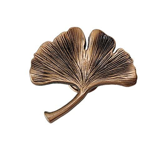 FUBESK Schranktürknäufe aus Edelstahl, Schubladenknöpfe, Ginkgo-Blatt, Zinklegierung, Möbelgriff, Türschränke, Knäufe für Kinderzimmer FUBESK Schranktürknäufe aus Edelstahl, Schubladenknöpfe, Ginkgo-Blatt, Zinklegierung, Möbelgriff, Türschränke, Knäufe für Kinderzimmer von FUBESK