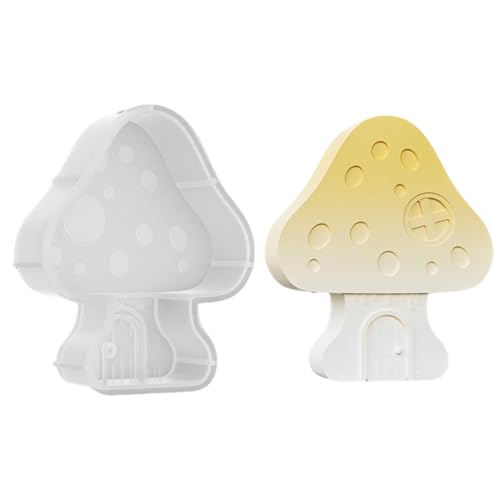 Silikonform Herbst Pilz Haus, Silikonformen Gießformen Herbst Pilze, Gießformen Silikon Herbstdeko 3D Pilz Haus, Gipsformen Zum Gießen, Silikonform Gießform für Kerzen Seife Gips DIY Handwerk (C) Silikonform Herbst Pilz Haus, Silikonformen Gießformen Herbst Pilze, Gießformen Silikon Herbstdeko 3D Pilz Haus, Gipsformen Zum Gießen, Silikonform Gießform für Kerzen Seife Gips DIY Handwerk (C) von FUFRE