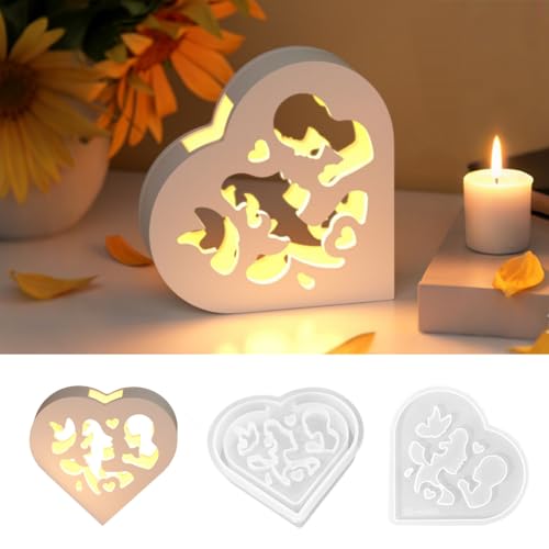 Silikonformen Gießformen Frühling, Silikonform Frühling, Silikonformen Gießformen, Gießformen Silikon, Windlicht Gießformen, Silikon Gießform, DIY Frühlingsdeko, Ostern Deko (D) von FUFRE