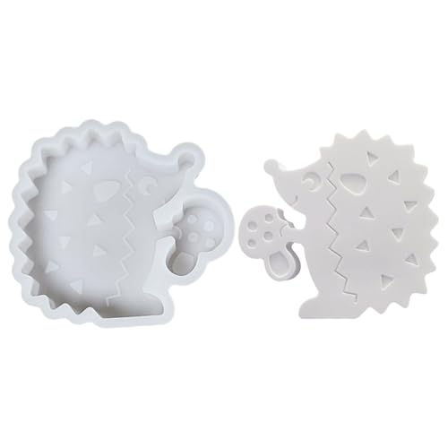 Silikonformen Gießformen Herbst Igel, Gießformen Silikon Herbst Igel, Silikonform Herbstdeko Tier, Gipsformen Kerzenformen Zum Gießen, Silikonform Gießform für Kerzen Seife Gips DIY Handwerk (C) von FUFRE