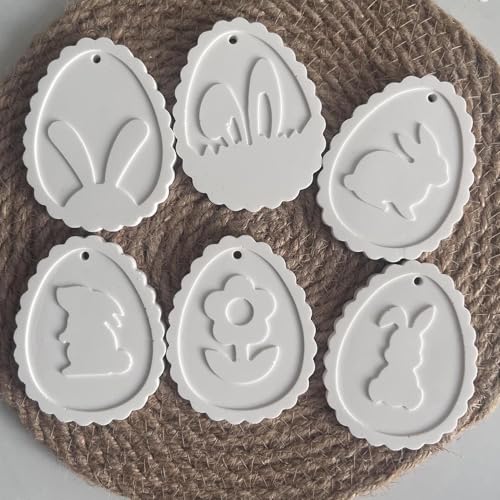 Silikonformen Gießformen Ostereier zum Aufhängen, Silikonform Ostern Silikon Gießform Ostereier Deko, Gießformen Silikon Ostern Gipsformen zum Gießen, Silikon Giessform für DIY Osteranhänger (B) Silikonformen Gießformen Ostereier zum Aufhängen, Silikonform Ostern Silikon Gießform Ostereier Deko, Gießformen Silikon Ostern Gipsformen zum Gießen, Silikon Giessform für DIY Osteranhänger (B) von FUFRE
