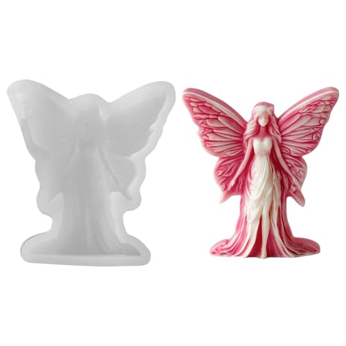 Silikonformen Gießformen Ostern, 3 Stück Schmetterling Silikonform Ostern Gießformen Silikon Schmetterling Frühling Gipsformen zum Gießen, Schmetterling Giessform Silikon Gießform (2) von FUFRE