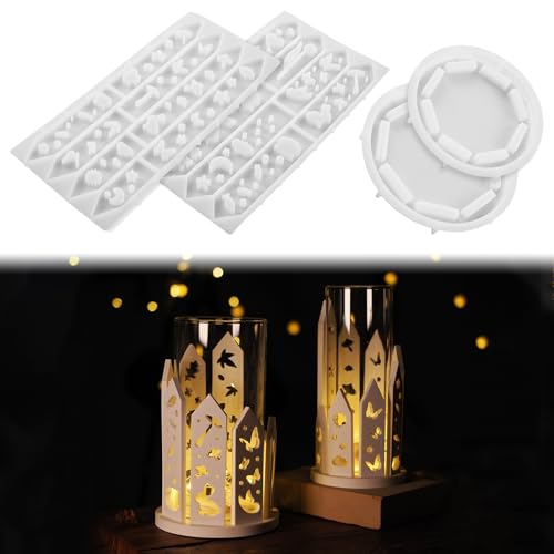 Silikonformen Gießformen Ostern, 4 Stück Runde Silikonform Kerzenhalter Silikonform Ostern Schmetterling Hase Haus Silikon Gießform Frühling, Gießformen Silikon Ostern für DIY Kerzenhalter Silikonformen Gießformen Ostern, 4 Stück Runde Silikonform Kerzenhalter Silikonform Ostern Schmetterling Hase Haus Silikon Gießform Frühling, Gießformen Silikon Ostern für DIY Kerzenhalter von FUFRE