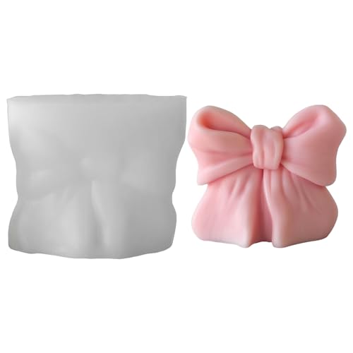 Silikonformen Gießformen Schleife, Silikonform Schleifen 3D, Kerzen Silikonformen Schleife, Gießformen Silikon Schleifen, Silikonform Gießform, Gipsformen Zum Gießen für Kerzen Gips DIY Handwerk von FUFRE