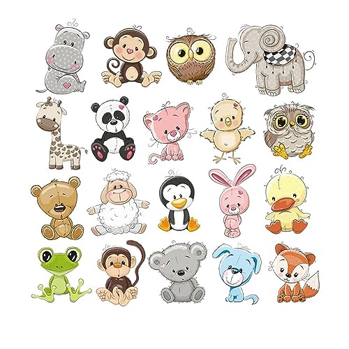 FUFUYO Aufnäher zum Aufbügeln, Motiv: Affe, Frosch, Huhn, Wärmeübertragung, Aufkleber, Applikationen für T-Shirt, Jeans, DIY, Kunstdekoration, L FUFUYO Aufnäher zum Aufbügeln, Motiv: Affe, Frosch, Huhn, Wärmeübertragung, Aufkleber, Applikationen für T-Shirt, Jeans, DIY, Kunstdekoration, L von FUFUYO