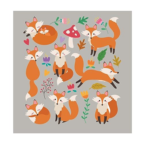 FUFUYO Transfer-Flicken mit Tiermotiv, Fuchs, Wärmeübertragungsaufkleber, Applikationen, Patches für T-Shirt, Jeans, Rucksäcke, DIY, Kunstdekoration, Größe S FUFUYO Transfer-Flicken mit Tiermotiv, Fuchs, Wärmeübertragungsaufkleber, Applikationen, Patches für T-Shirt, Jeans, Rucksäcke, DIY, Kunstdekoration, Größe S von FUFUYO