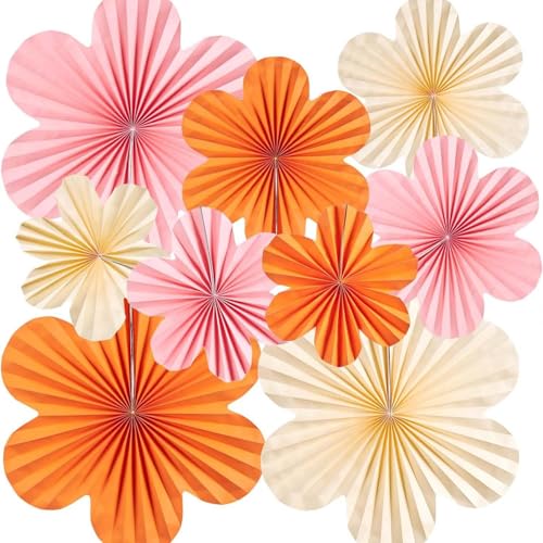 FUIPVGI 9 Stück Party Deko, Papier Fächer Dekoration, Sonnenblumen Papierfächer, Gartenparty Deko Draußen, Vintage Boho Wedding Decoration, für Hochzeit Geburtstag Tea Party Abschluss Party Deko FUIPVGI 9 Stück Party Deko, Papier Fächer Dekoration, Sonnenblumen Papierfächer, Gartenparty Deko Draußen, Vintage Boho Wedding Decoration, für Hochzeit Geburtstag Tea Party Abschluss Party Deko von FUIPVGI