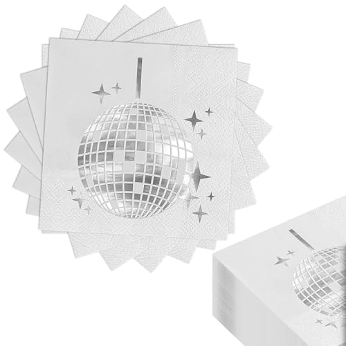 FULHANY 40 StüCk Tisch Deko Party Servietten - 25 X 25 Cm Party Servietten - 70'S 80'S 90'S Disco Party Servietten, Verwendet FüR Verlobung, Geburtstag, Graduierung Artikel FULHANY 40 StüCk Tisch Deko Party Servietten - 25 X 25 Cm Party Servietten - 70'S 80'S 90'S Disco Party Servietten, Verwendet FüR Verlobung, Geburtstag, Graduierung Artikel von FULHANY