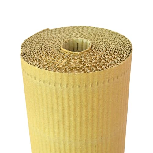 Fun&Go Wellpappe, umweltfreundlich, Rolle 90 cm x 25 m, 200 g/m² Fun&Go Wellpappe, umweltfreundlich, Rolle 90 cm x 25 m, 200 g/m² von FUN AND GO
