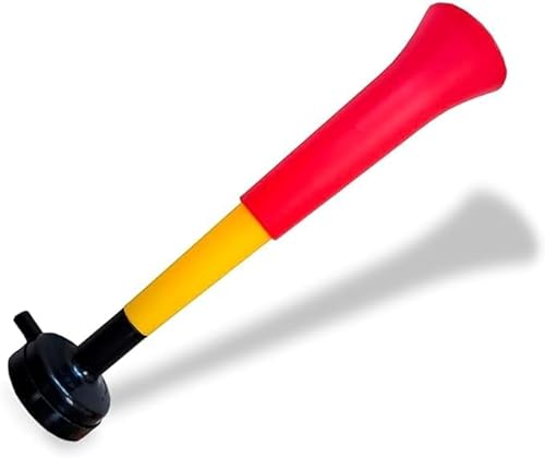 Personalisierbare Vuvuzelas Trompeten – Sie können bis zu 3 Farben an Mundstück und Körper kombinieren, Fußball, Konzerte und Sportveranstaltungen – 120 dB Lärm (personalisierbar, 30 Stück) von FUN FAN LINE