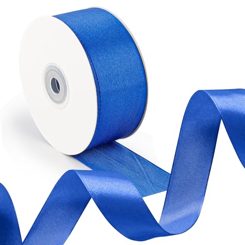 Königsblaues 91,4 m breites Satinband, 3,8 cm Band, Muttertagsgeschenkverpackung, handgefertigte Schleifen, Rosenherstellung, Dekoration, Hochzeit, Weihnachten, Babyparty, Geburtstag Königsblaues 91,4 m breites Satinband, 3,8 cm Band, Muttertagsgeschenkverpackung, handgefertigte Schleifen, Rosenherstellung, Dekoration, Hochzeit, Weihnachten, Babyparty, Geburtstag von FUNCANDLE
