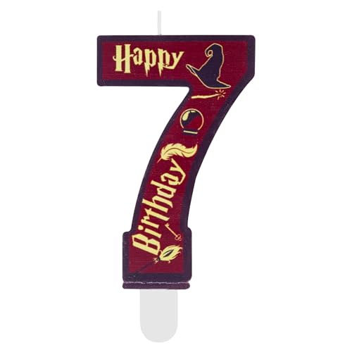 Magic Wizard Theme Number 7 Geburtstag Kerzen Kuchen Topper Dekorationen für 7 Jahre alte Jungen Mädchen Kinder, Wizard School Party,Geburtstag Party Dekor Magic Wizard Theme Number 7 Geburtstag Kerzen Kuchen Topper Dekorationen für 7 Jahre alte Jungen Mädchen Kinder, Wizard School Party,Geburtstag Party Dekor von FUNCANDLE