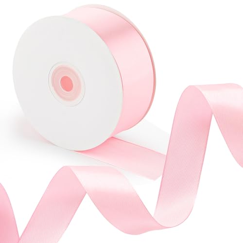 Satinband, 91,4 m, 3,8 cm Band, Muttertagsgeschenkverpackung, handgefertigte Schleifen, Rosenherstellung, Dekoration, Hochzeit, Weihnachten, Babyparty, Geburtstag, Rosa, 91 m Satinband, 91,4 m, 3,8 cm Band, Muttertagsgeschenkverpackung, handgefertigte Schleifen, Rosenherstellung, Dekoration, Hochzeit, Weihnachten, Babyparty, Geburtstag, Rosa, 91 m von FUNCANDLE