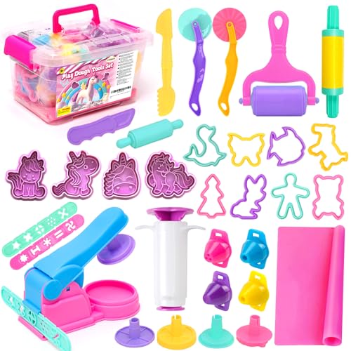 FUNCREVITY Knetwerkzeug Kinder, Knete Zubehör mit Knetunterlage Aufbewahrungsbox Knete Set Modellierwerkzeug Küchenspielzeug 33 Stück Knetmasse Werkzeuge Teig Spielzeug Geschenk für Jungen Mädchen FUNCREVITY Knetwerkzeug Kinder, Knete Zubehör mit Knetunterlage Aufbewahrungsbox Knete Set Modellierwerkzeug Küchenspielzeug 33 Stück Knetmasse Werkzeuge Teig Spielzeug Geschenk für Jungen Mädchen von FUNCREVITY