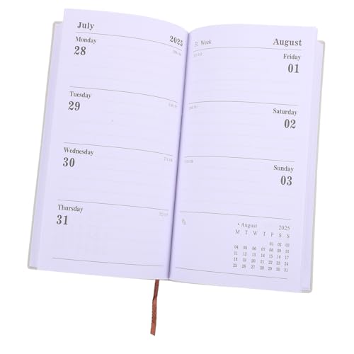 FUNNETOYU 1 Agenda-Buch Notizblock 2025 Kalender Zeitplaner Tagesbuch 2025 Monatsplaner 2025 Notizbuch tragbarer Planer-Organizer Notizbücher Studenten Agenda Notizblock Kunstleder FUNNETOYU 1 Agenda-Buch Notizblock 2025 Kalender Zeitplaner Tagesbuch 2025 Monatsplaner 2025 Notizbuch tragbarer Planer-Organizer Notizbücher Studenten Agenda Notizblock Kunstleder von FUNNETOYU