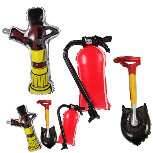 FUNNETOYU 1 Satz Aufblasbaren Feuerwehrballons und Schaufelballons für Feuerwehr Geburtstagsfeier Robuste Aluminiumfolie Deko für Feuerwehr Partys und Besondere Anlässe FUNNETOYU 1 Satz Aufblasbaren Feuerwehrballons und Schaufelballons für Feuerwehr Geburtstagsfeier Robuste Aluminiumfolie Deko für Feuerwehr Partys und Besondere Anlässe von FUNNETOYU