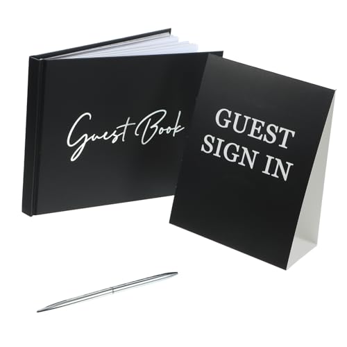 FUNNETOYU 1 Satz Gästebuch Klein Gebet Von Gast Personifizieren Die Notizen Bestattungsbuch Mit Stift Für Denkmal Trauerbuch Lebewohl Zu Artikel Gäste-signaturenbuch Schwarz Papier von FUNNETOYU