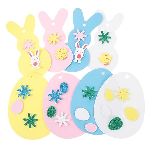 FUNNETOYU 1 Satz Osterdekoration DIY-versorgung Ostereier Schmuck Kreativer Handwerklicher Charme Materialien Für Die Osterdeko Ostern DIY Kindergarten Basteln Kinderhandwerk Eva FUNNETOYU 1 Satz Osterdekoration DIY-versorgung Ostereier Schmuck Kreativer Handwerklicher Charme Materialien Für Die Osterdeko Ostern DIY Kindergarten Basteln Kinderhandwerk Eva von FUNNETOYU