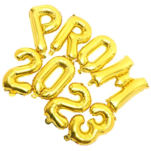 FUNNETOYU 1 Satz Partyballons Helium Braut, um Luftballons zu sein wand polsterung vintage dekoration hochzeitsdeko Party-Dekorationsballons fröhliche Abschlussballons Aluminiumfolie Golden von FUNNETOYU